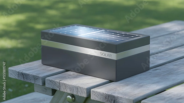 Fototapeta Solar battery panel alternative source of an energy