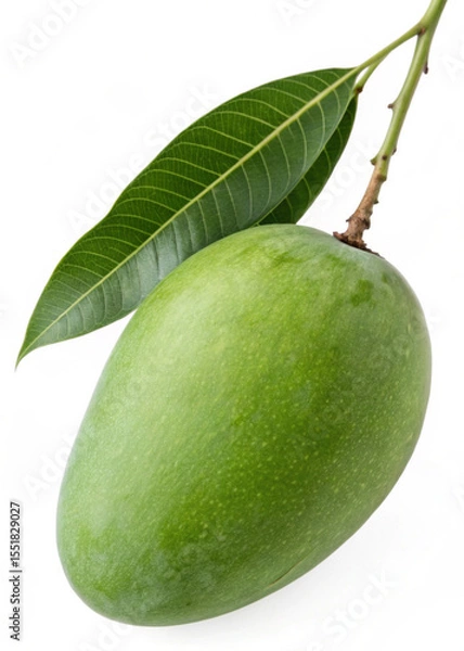 Fototapeta a high resulation png image  green mango .