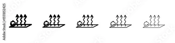 Obraz quick dry icon simple illustration logo art