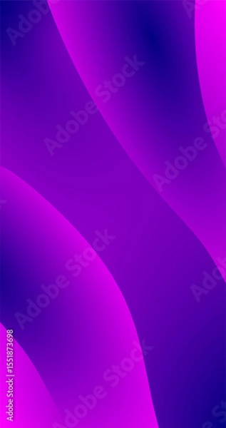 Fototapeta Wallpaper Vertical Ratio Background with Dynamic in Purple Violet and Pink colors Shape Abstract Design