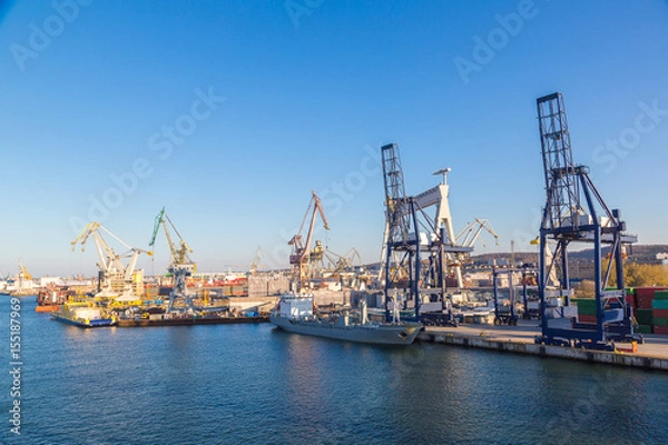 Fototapeta Terminal kontenerowy Deepwater w Gdańsku