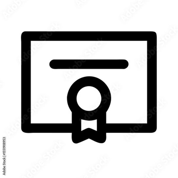 Fototapeta diploma icon vector illustration
