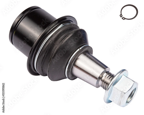 Obraz Auto suspension parts, stabilizer bar on a white background