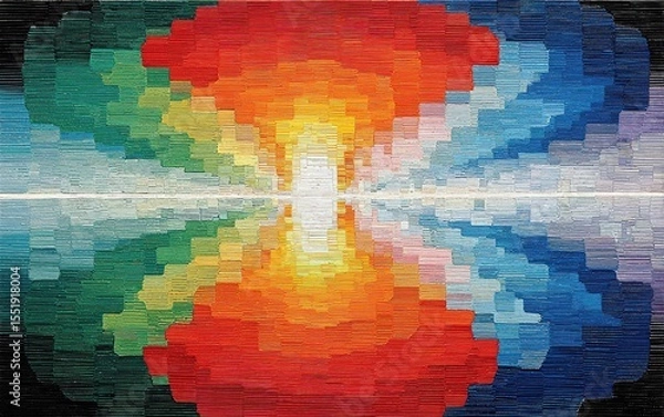 Fototapeta Cymatic Pattern 