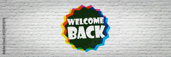 Obraz Welcome back
