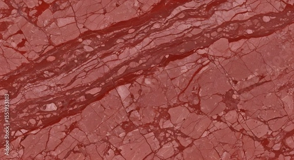 Fototapeta Deep Red Marble Texture High-Resolution Background Image