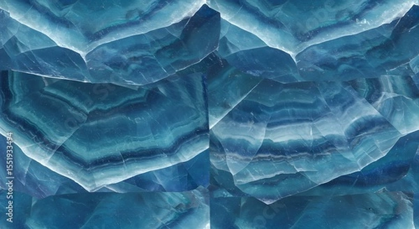 Fototapeta Stunning Blue Onyx Stone Texture High-Resolution Background Image
