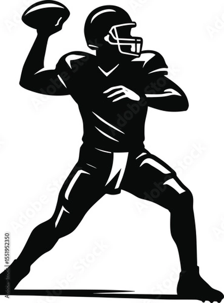 Fototapeta football player Scalable SVG Vector Graphic with Editable Paths and Layers for Web, UI Design, Digital Art, and Print Applications