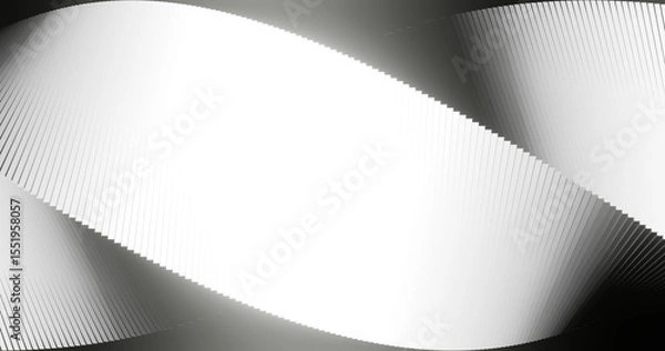 Obraz Abstract white background spiral geometric pattern of design 3d render