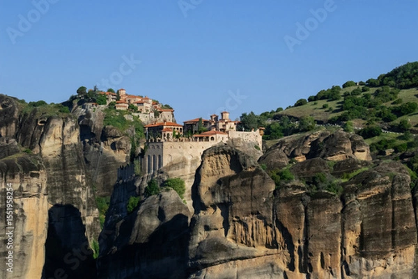 Obraz meteora monastery greece