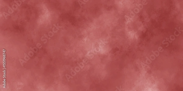 Fototapeta Abstract red paper background with grunge vintage texture. This watercolor design with watercolor texture on white background.