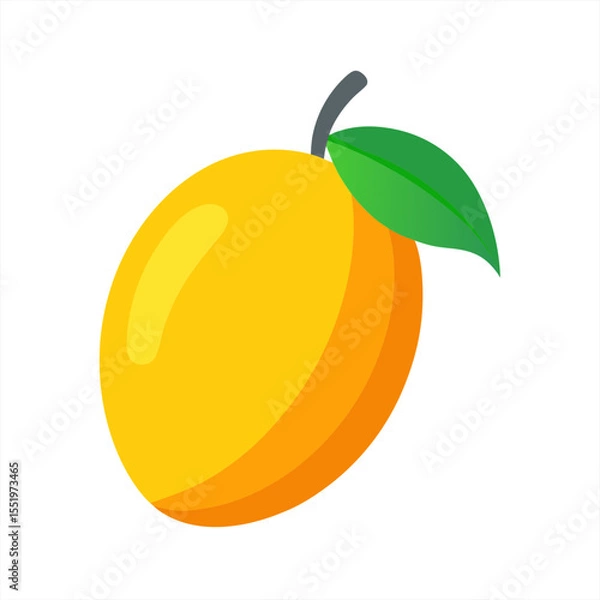 Fototapeta tropical mango fruit clipart isolated on white background 3 on transparent background