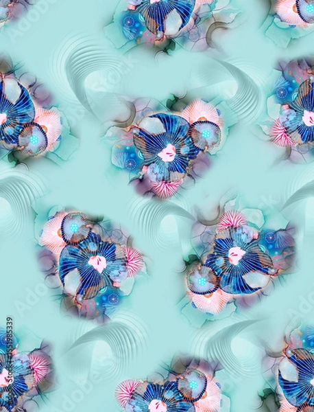 Obraz background with butterflies