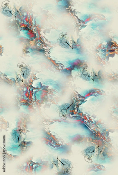 Obraz Seamless Marble Texture Background ready for digital printing