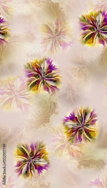 Obraz Abstract and  geometrical colourful object with multiple colours background pattern.