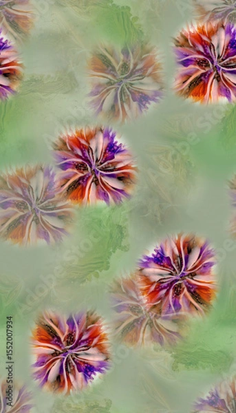 Obraz Abstract and  geometrical colourful object with multiple colours background pattern.