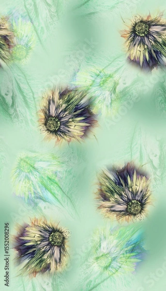 Obraz wild flowers in the wind