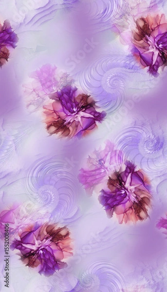Obraz purple flowers background