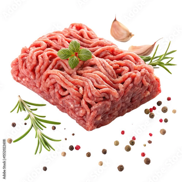 Obraz minced meat PNG, transparent background