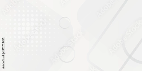 Obraz Abstract white background. Minimal geometric white light background abstract design. Suit for booklet, brochure, banner, poster, website, flyer, cover, corporate, backdrop. Vector illustration
