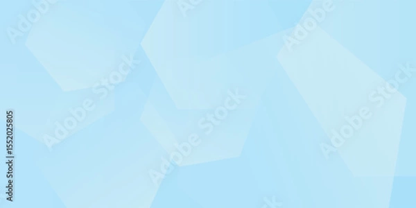 Obraz Modern abstract background, blue white gradient, hexagon effect, hexagon shape, trendy, vector