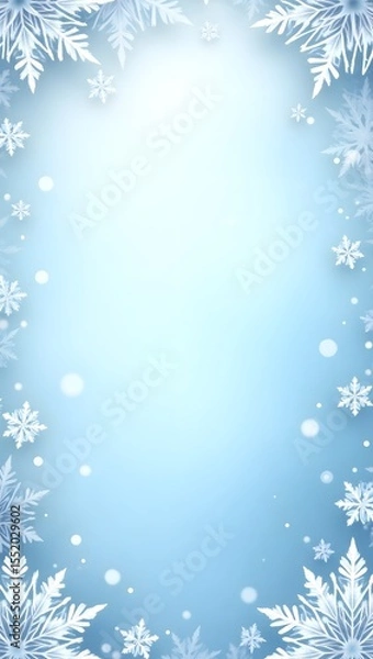 Fototapeta Vertical Border Design with Copy Paste