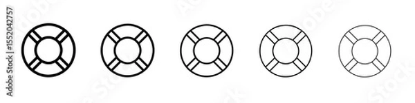 Obraz buoy icon simple vector outline logo