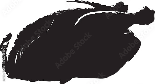 Fototapeta Chicken meat set. Collection icon chicken meat. Vector