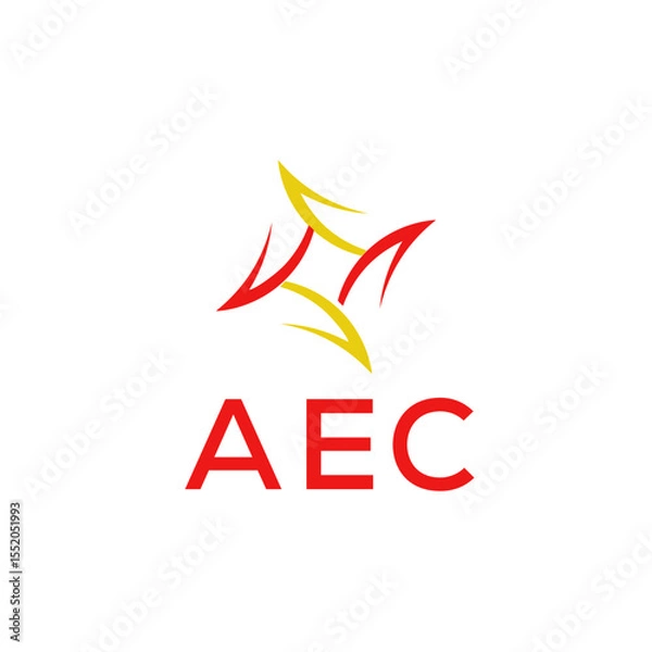 Obraz Modern AEC Letter Logo Vector Template 
