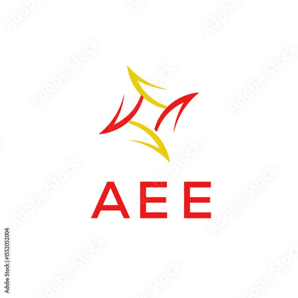 Obraz Modern AEE Letter Logo Vector Template 