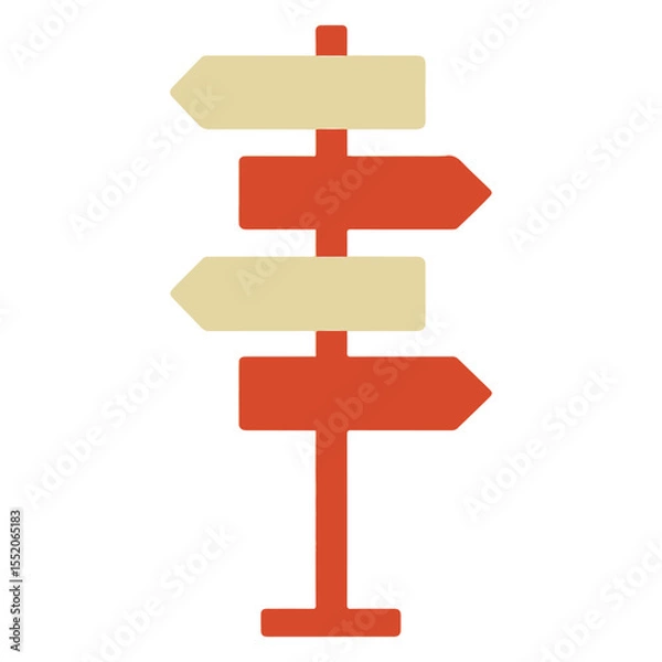 Fototapeta navigation pole vector illustration icon on white background
Vector icon on the topic of road traffic