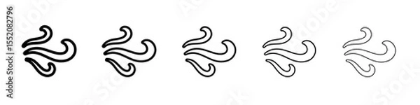 Obraz wind icon simple vector outline logo