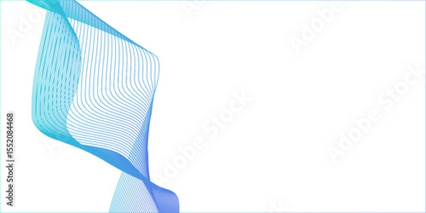 Obraz Abstract dynamic multicolor lines, waves. technology line stripe isolated science digital flowing black line. gradient colorful flowing wave design element. wavy lines gradient background.