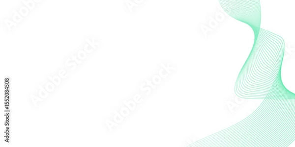 Obraz Abstract dynamic multicolor lines, waves. technology line stripe isolated science digital flowing black line. gradient colorful flowing wave design element. wavy lines gradient background.