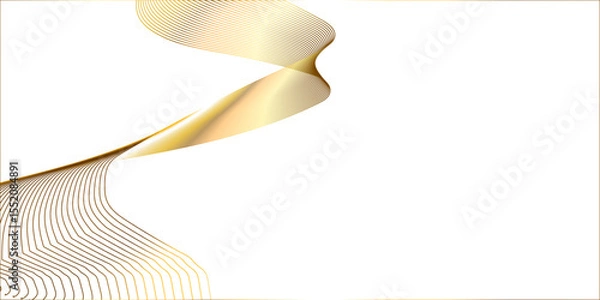 Obraz Abstract dynamic multicolor lines, waves. technology line stripe isolated science digital flowing black line. gradient colorful flowing wave design element. wavy lines gradient background.