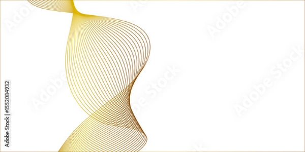 Obraz Abstract dynamic multicolor lines, waves. technology line stripe isolated science digital flowing black line. gradient colorful flowing wave design element. wavy lines gradient background.