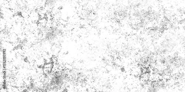 Obraz Abstract black and white grunge style texture, Concrete wall with cracks and scratches which can be used as a background, Texture of dust particle and dust grain on white background.	