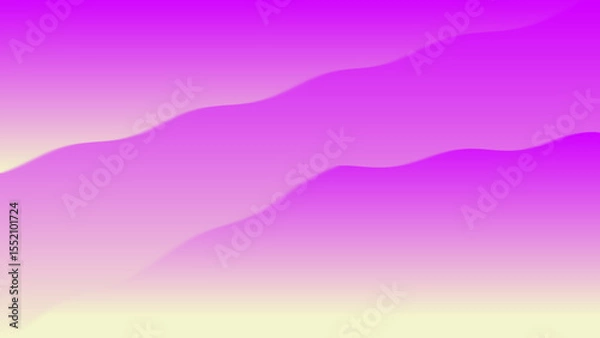 Fototapeta A smooth gradient background transitioning from soft purple to light yellow, featuring wavy lines for added texture and depth.