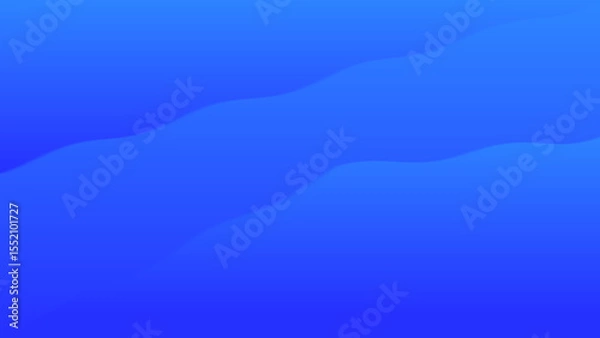 Fototapeta A gradient background featuring varying shades of blue, creating smooth, wavy patterns that evoke a feeling of calmness.