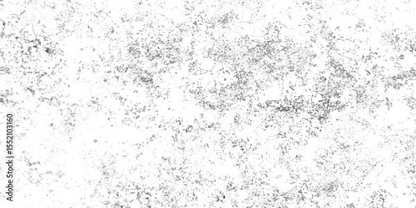 Obraz Abstract black and white grunge style texture, Concrete wall with cracks and scratches which can be used as a background, Texture of dust particle and dust grain on white background.	