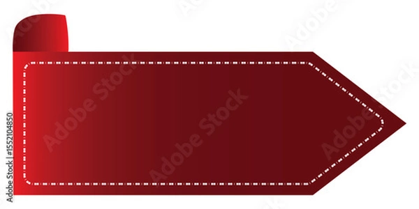 Fototapeta Colored bookmarks vector design isolated element