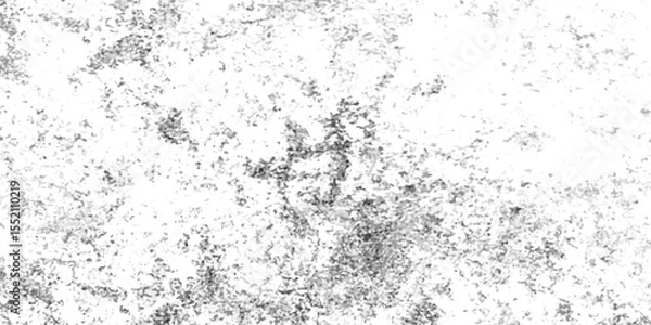 Obraz Abstract black and white grunge style texture, Concrete wall with cracks and scratches which can be used as a background, Texture of dust particle and dust grain on white background.	
