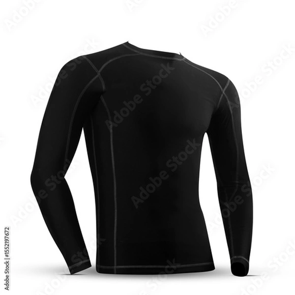 Obraz Men’s Base Layer Shirt isolated in white background