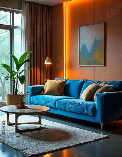 Obraz modern living room with sofa