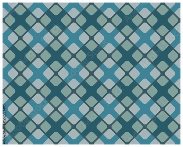 Fototapeta Decorative background seamless vector pattern. Architectural backdrop and textile surface pattern designs series