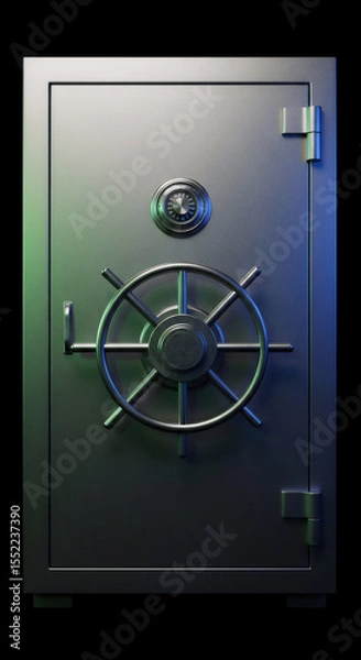 Fototapeta safe with combination lock