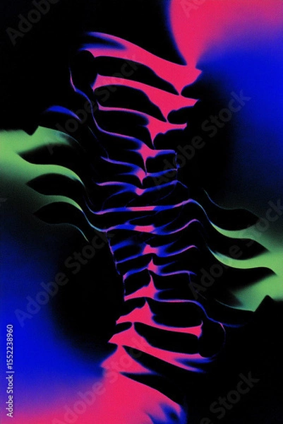 Obraz Abstract Colorful Wave Motion.