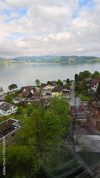 Fototapeta view of the river