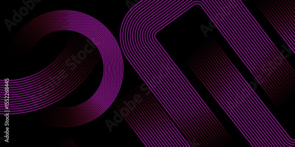 Fototapeta Abstract purple lines create a textured pattern on a light fabric backdrop
