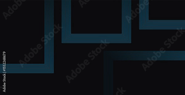 Fototapeta Blue abstract background with swirling light waves, a perfect vector design element